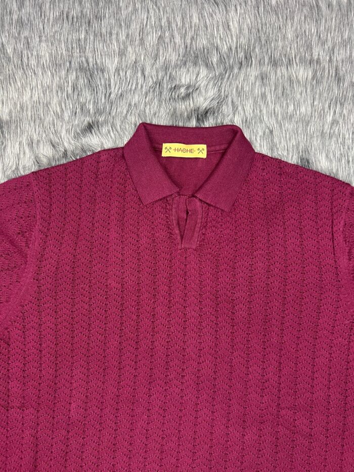 Hache Knit Polo - Image 4
