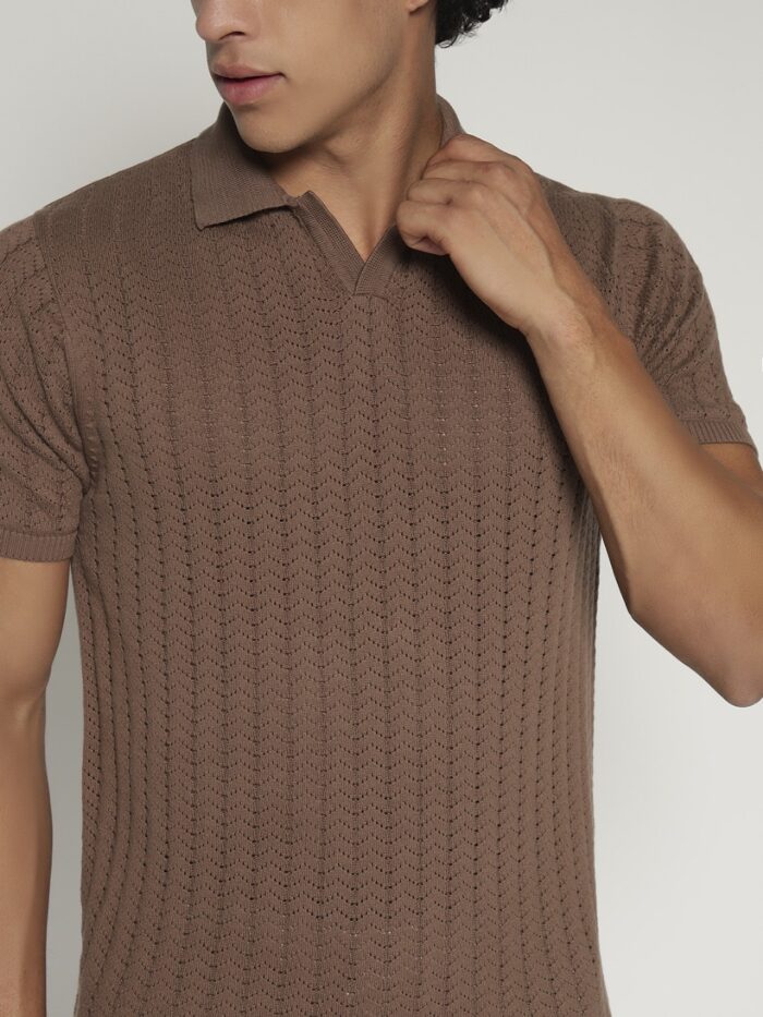 Hache Knit Polo - Image 6