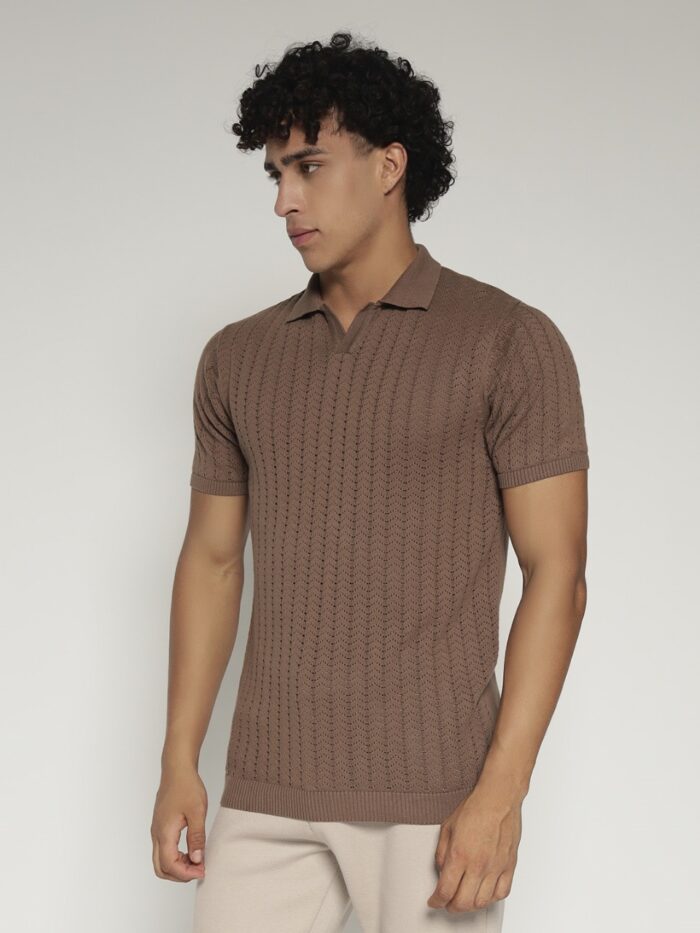 Hache Knit Polo - Image 7