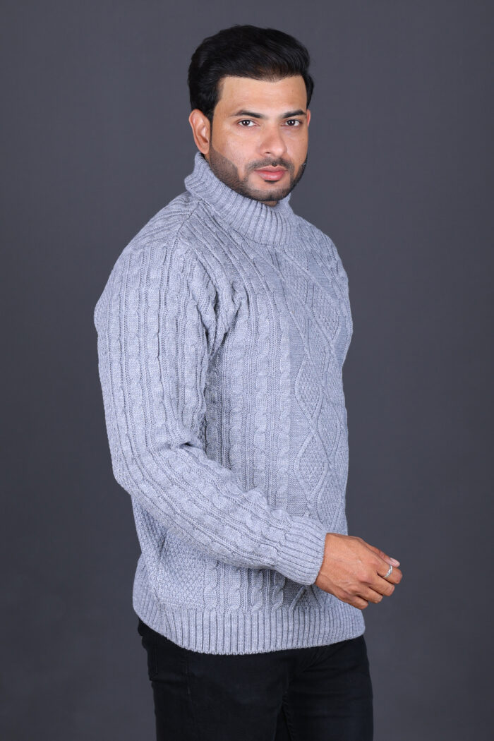EMERALD DIAMOND CABLE TURTLENECK - Image 7