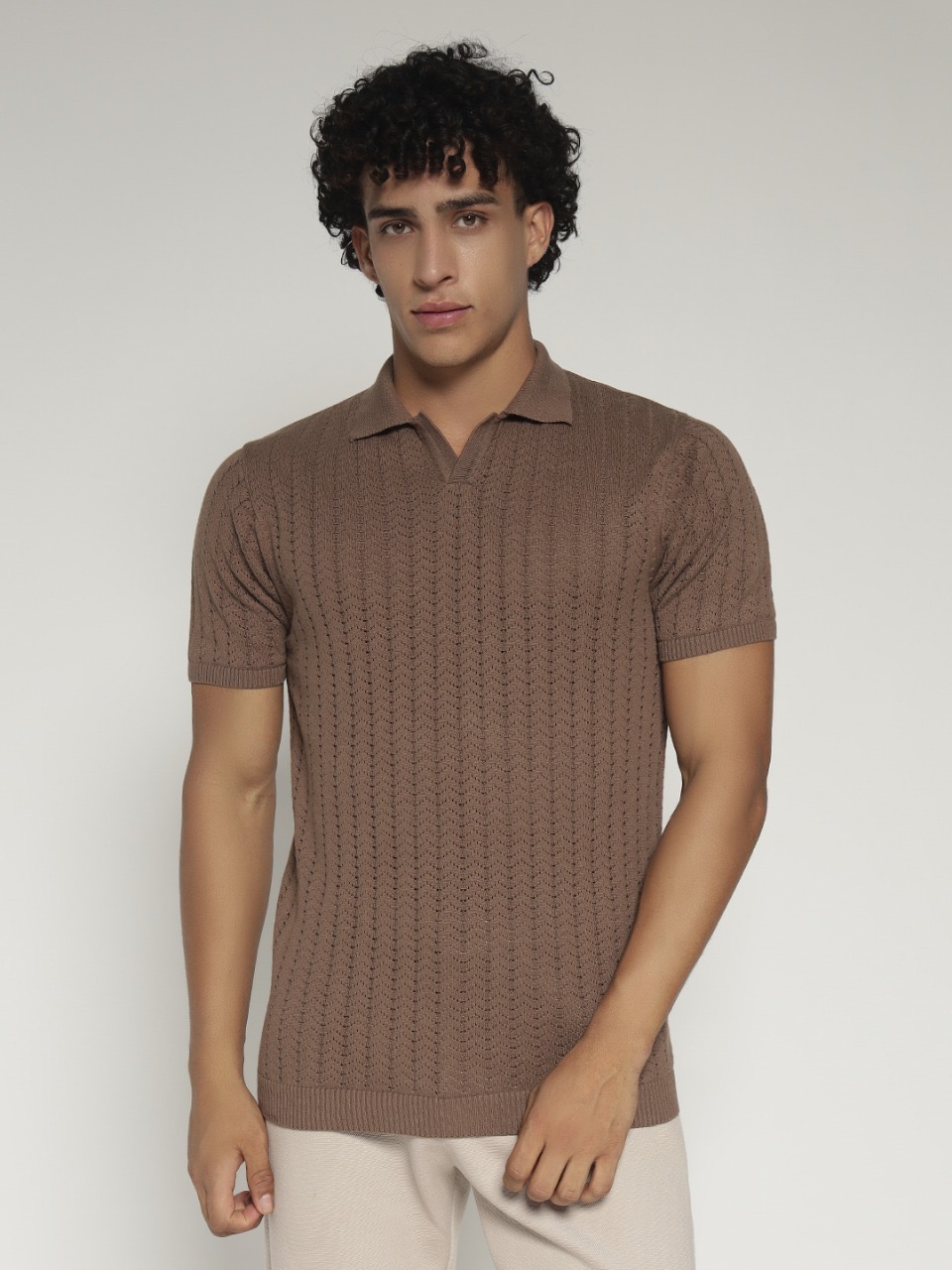 Hache Knit Polo
